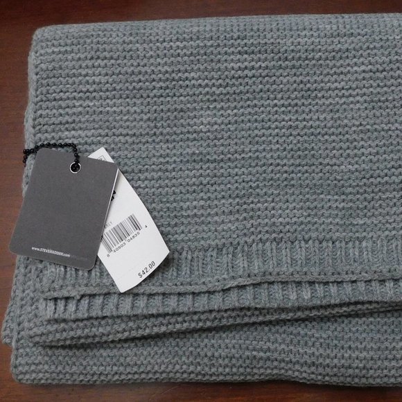 Steve Madden Other - Steve Madden Heather Grey Men's Textured Scarf
